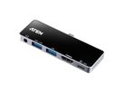 ATEN UH3238 USB-C Travel Dock with Power Pass-Through