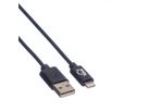 VALUE Lightning naar USB 2.0 kabel voor iPhone, iPod, iPad, 0,15 m