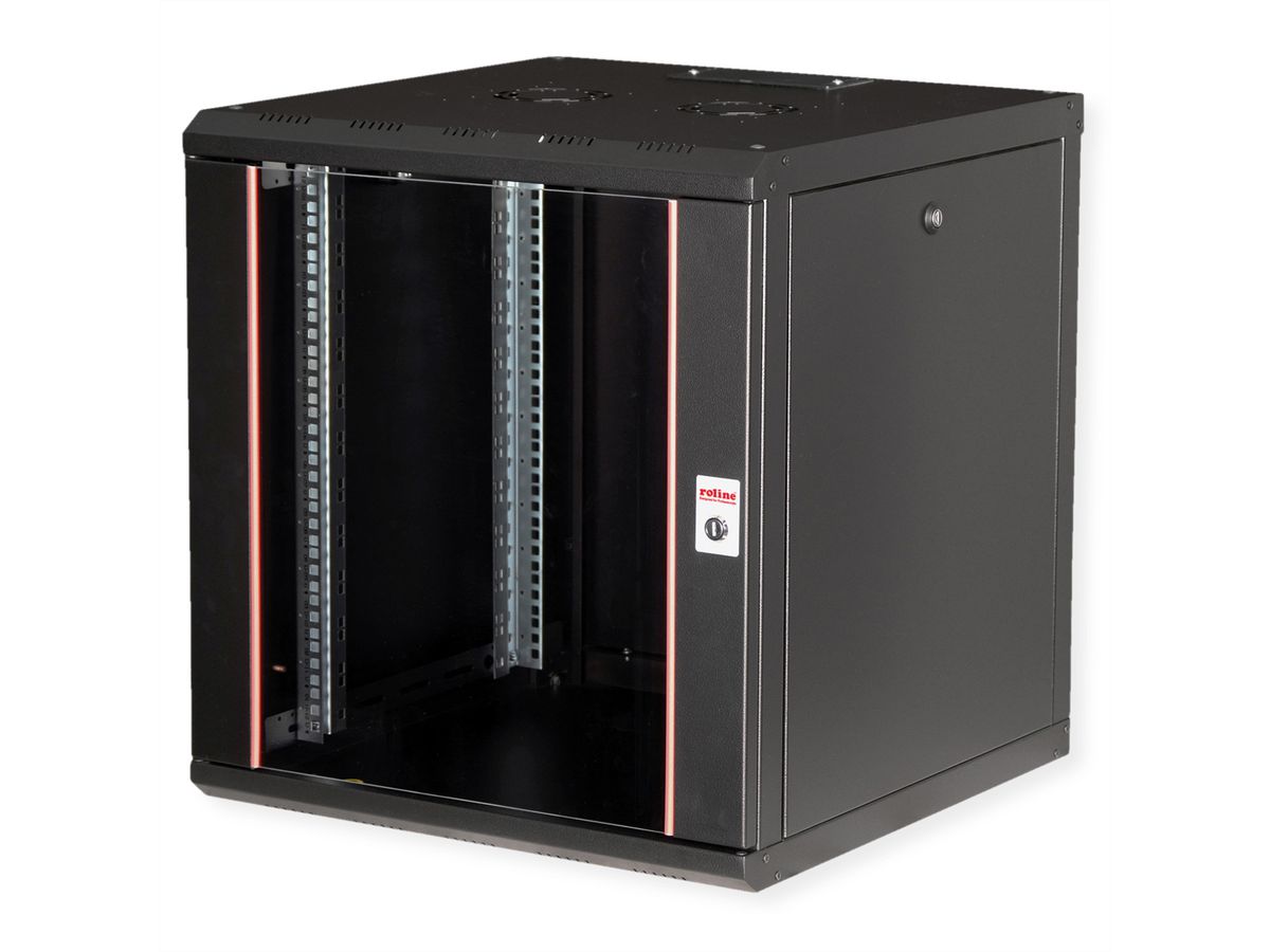 ROLINE 19-inch wandbehuizing Pro 12 U, 600x600 BxD zwart
