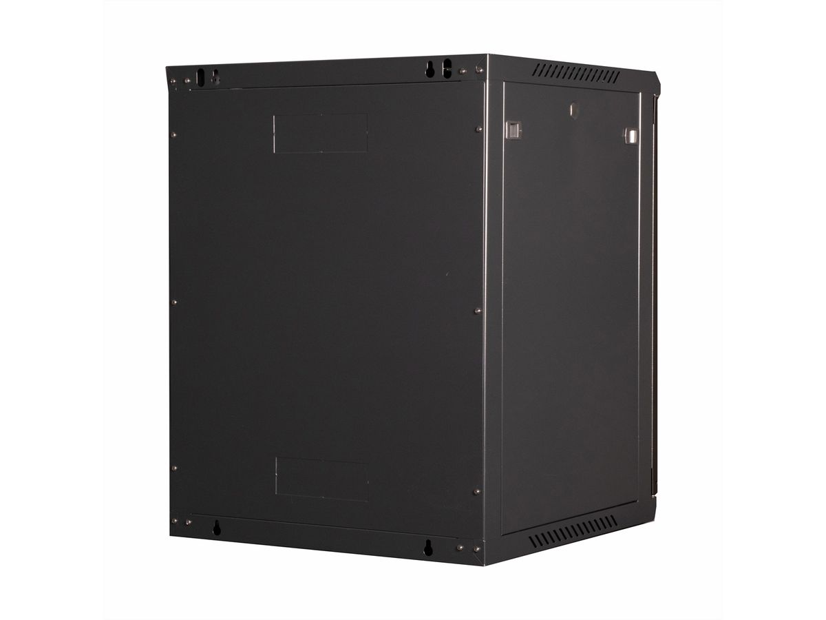 VALUE 19-Zoll Wandgehäuse 15HE, 600x600mm schwarz, Bausatz
