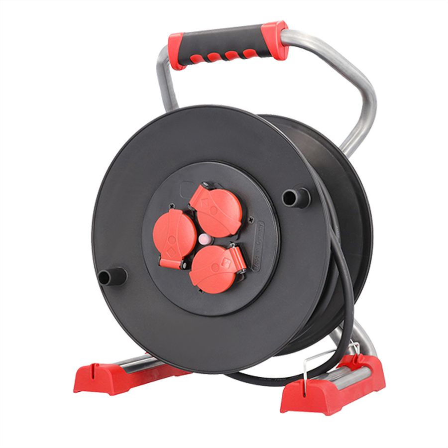 BACHMANN professional cable reel 3xCEE7/3 H07RN-F 3G1.5mm² 40.0m CEE7/7