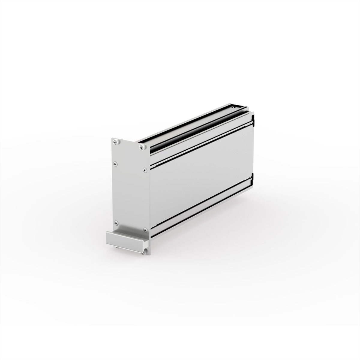 SCHROFF Frame Type Plug-In Unit PRO, Plain Cover, 1 Connector, 3 U, 10 HP, 227 mm