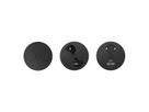 BACHMANN TWIST 1x geaard stopcontact, adereindhulzen, USB oplader, geaarde inbouwstekker, zwart, 2 m