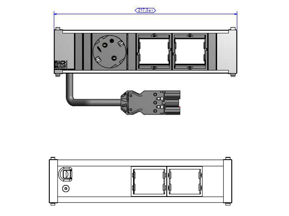 BACHMANN CONI 1x earthing contact 2x ABD