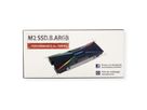 Xilence M2SSD.B.ARGB M.2 2280 SSD PCIe NVMe/SATA Cooler, 3PIN ARGB 5V, Passive