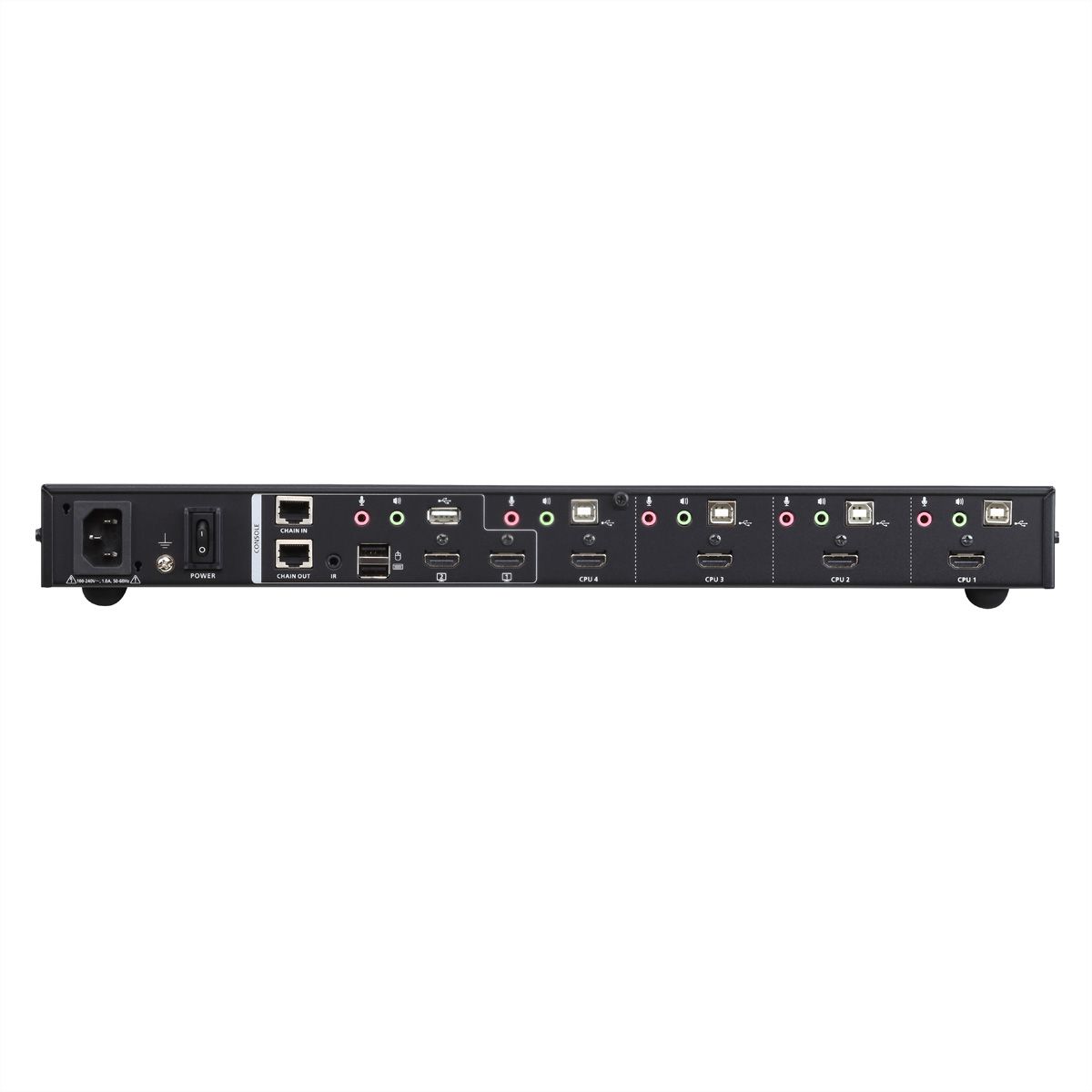 ATEN CM1284 4-poorts USB HDMI Multi View KVMP Switch