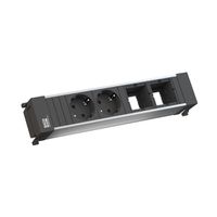 BACHMANN POWER FRAME Medium 2x earthing contact 2x ABD