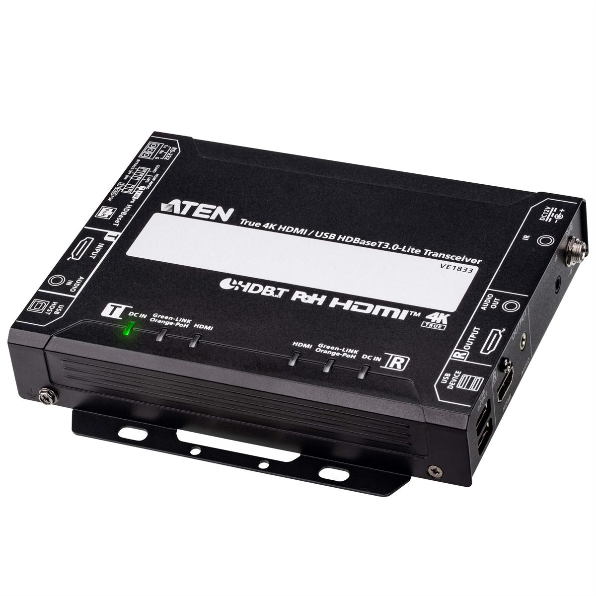 ATEN VE1833 True 4K HDMI USB HDBaseT 3.0 Lite-transceiver met PoH