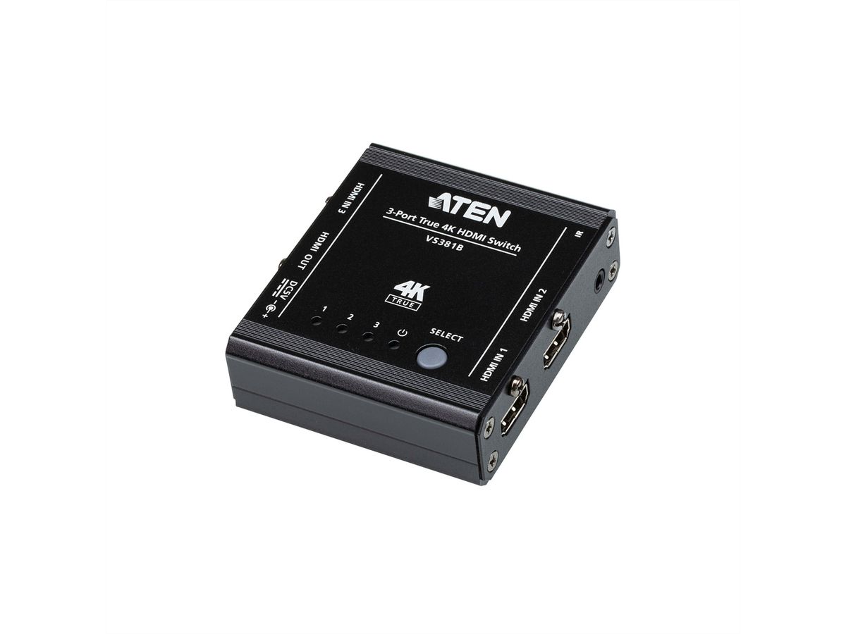 ATEN VS381B HDMI Switch mit 3 Ports True 4K