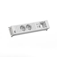 BACHMANN POWER FRAME 2xUTE 1xCM 1xUSB A/C 22W 0.2m GST18