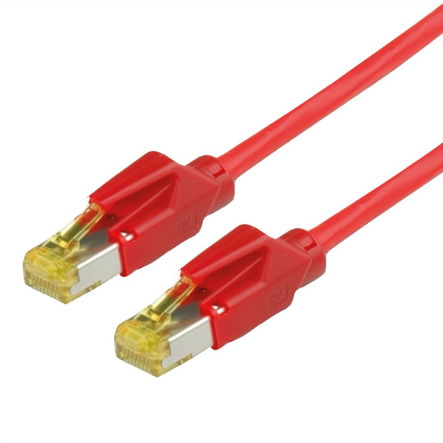 DRAKA Cat.6A (Class EA) Patchkabel UC900 / HIROSE TM31, rood, 10 m