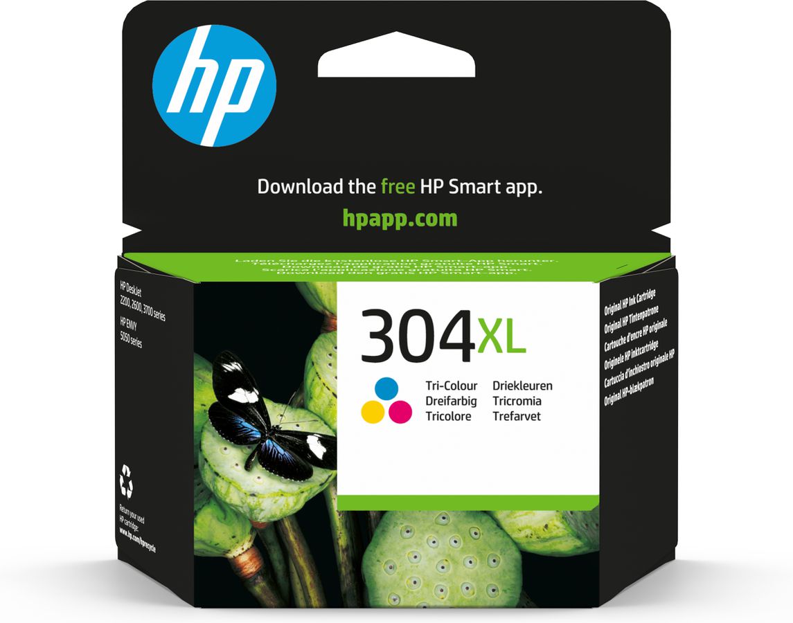 HP 304XL originele drie-kleuren inktcartridge