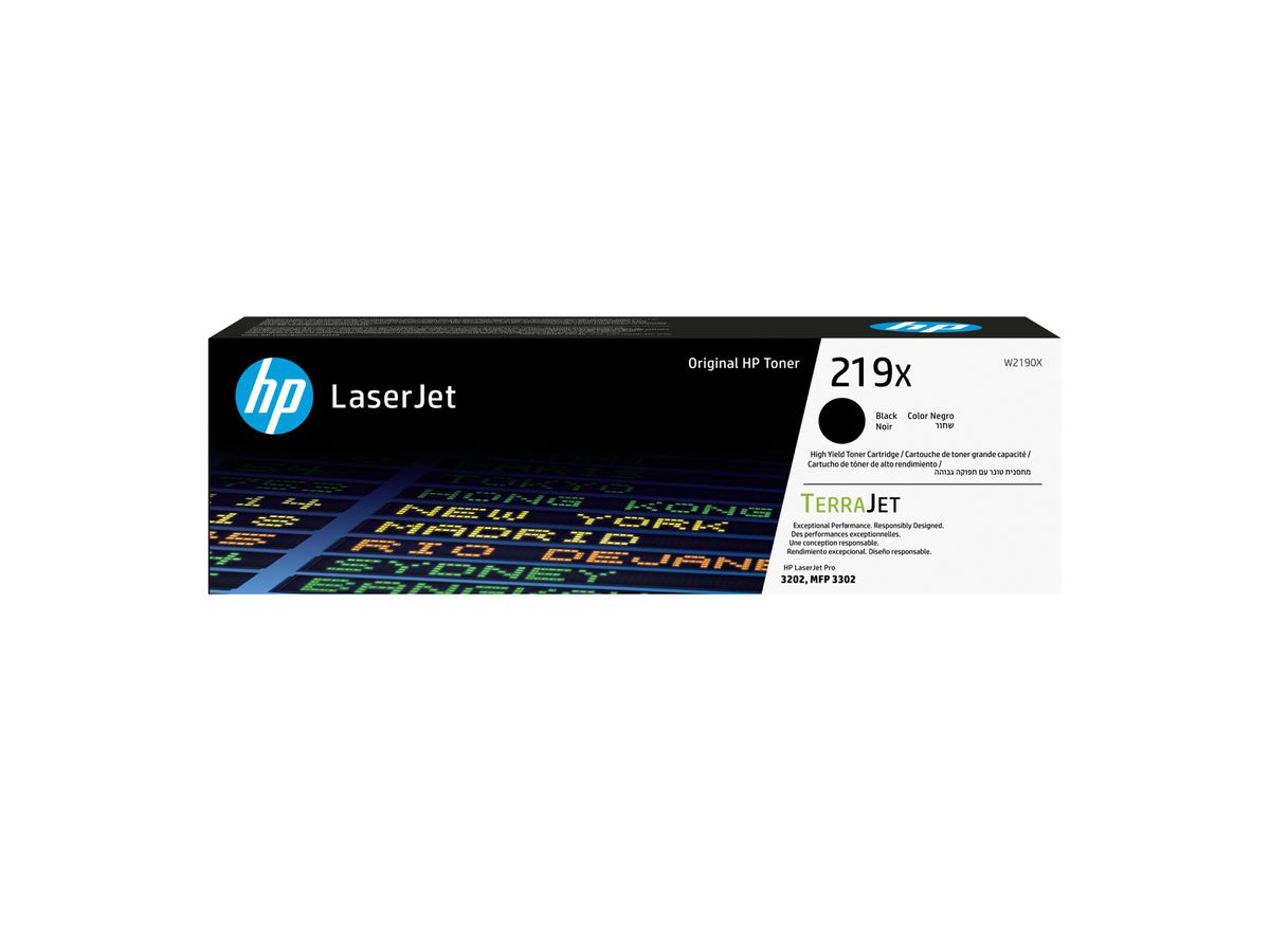 HP 219X originele high-capacity zwarte LaserJet-tonercartridge