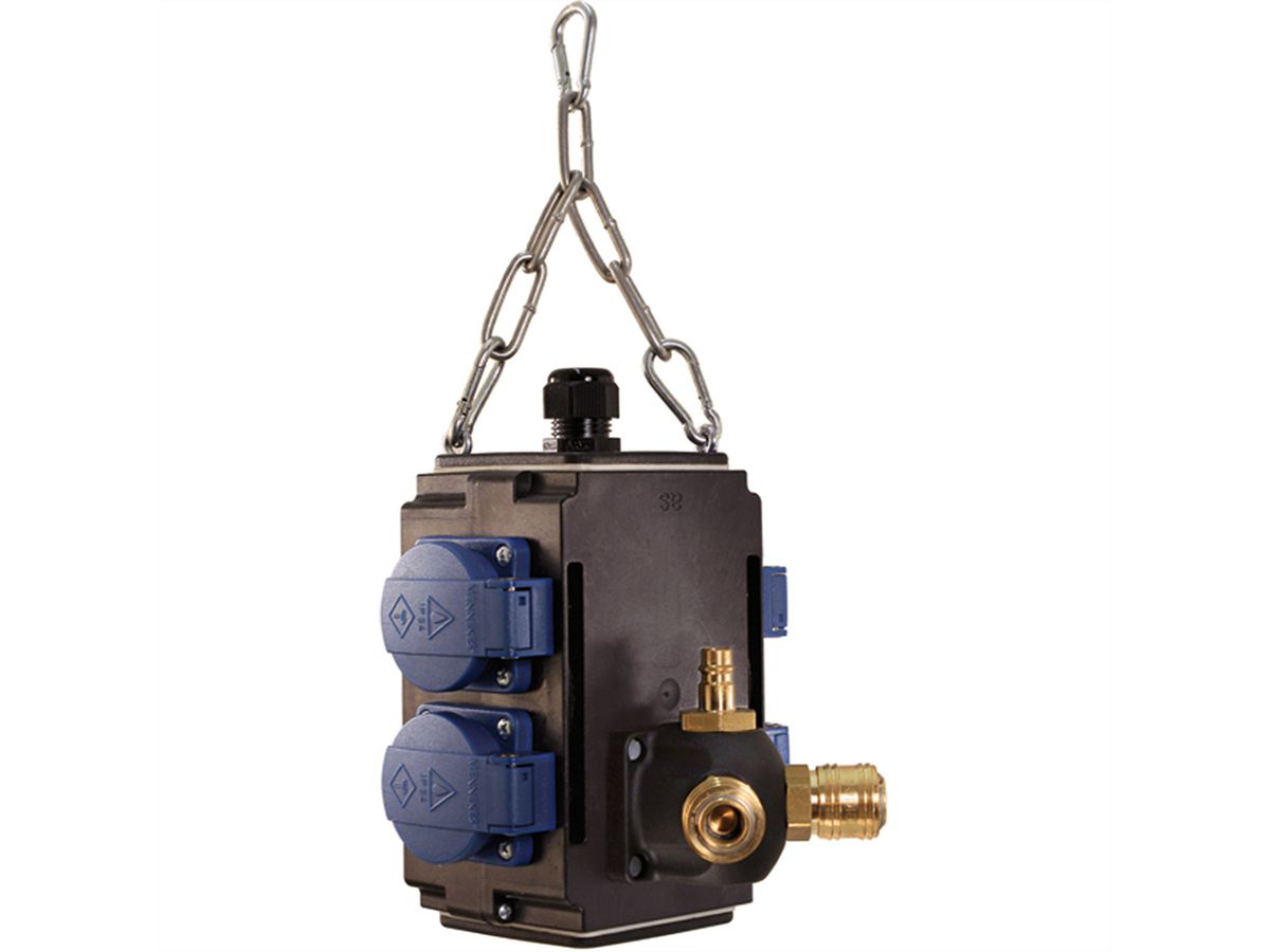 BACHMANN ENERGY CHOKES 4xCEE7/3 IP44, Compressed air 1in 2out