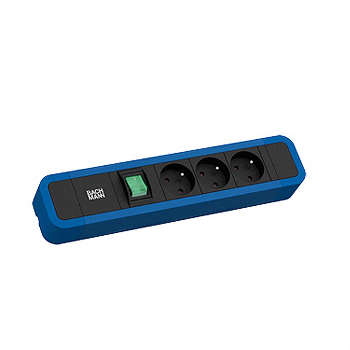 BACHMANN PRIMO 2 3xUTE 1xswitch 2.0m CEE7/7 RAL5010