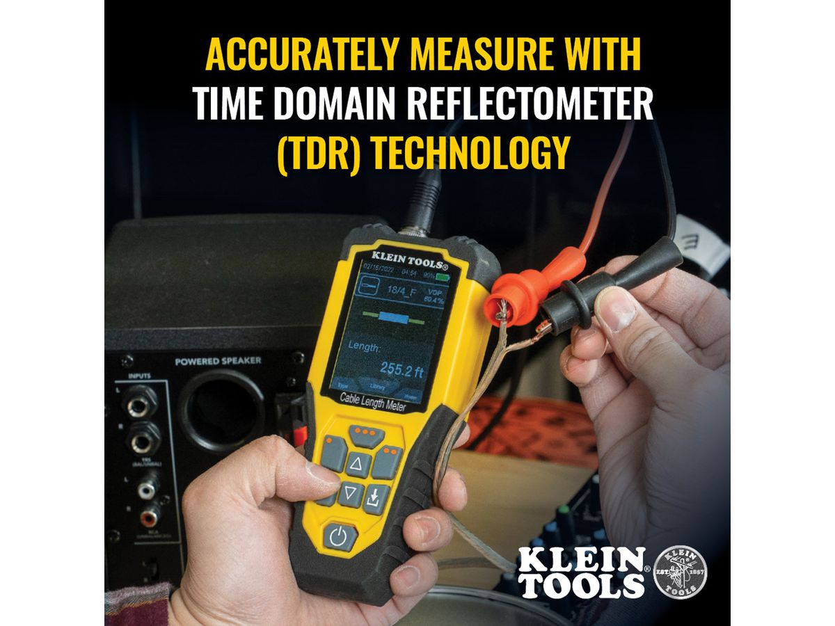 KLEIN TOOLS 501-915 TDR Cable Length Meter