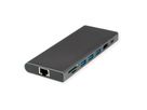 WAARDE USB Type C Docking Station, HDMI 4K60 , 4x US3.2Gen1 (1x C + 3x A), 1x PD, 1x SD/TF, 1x RJ45, 1x 3.5mm