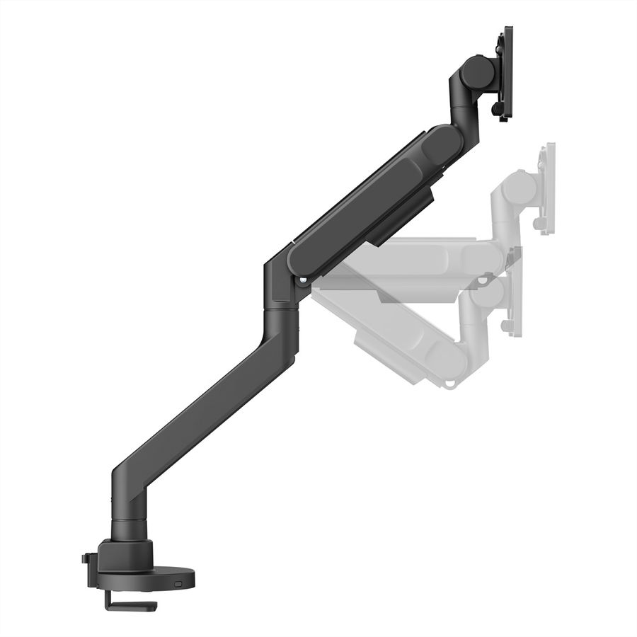 ROLINE Heavy-Duty Gas Spring Monitor Arm, <27 kg, <144,8cm (57")