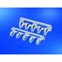 SCHROFF 19" front panel with cable guide - 19" CABLE GUIDE PLATE 1U 2X