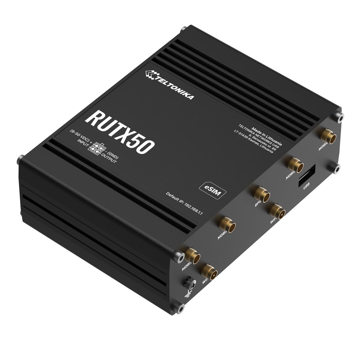 TELTONIKA RUTX50 5G/4G/LTE Industriële router eSIM Version
