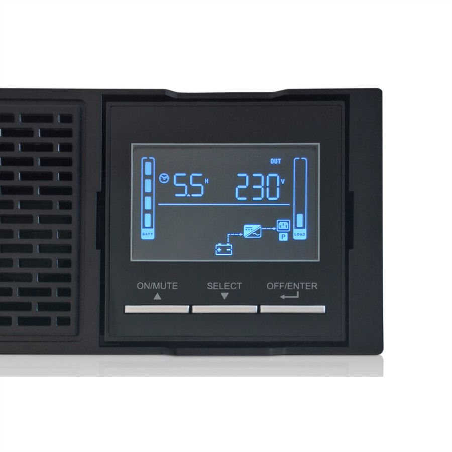 ROLINE ProSecure III 3000 RM2HE - Online UPS, 19" rack-versie, zwart, zwart