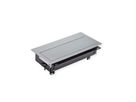 BACHMANN TOP FRAME Medium grijs/zwart, Tafelmodel met frame
