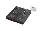 ROLINE 19-inch dakventilatorunit 6 ventilatoren, Thermostaat zwart