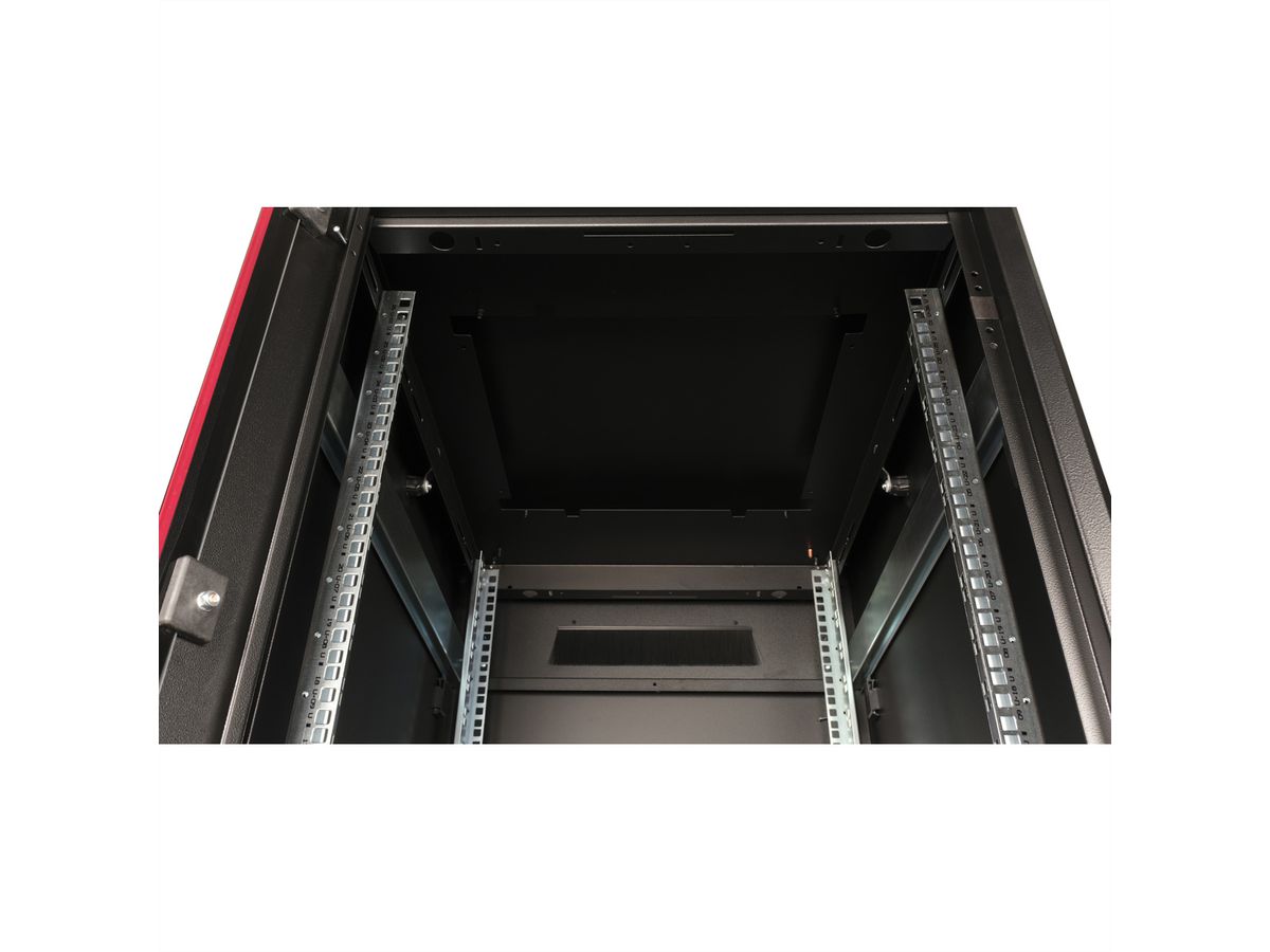 ROLINE 19-inch Network Cabinet Pro 26 U, 600x800 WxD Glass door black