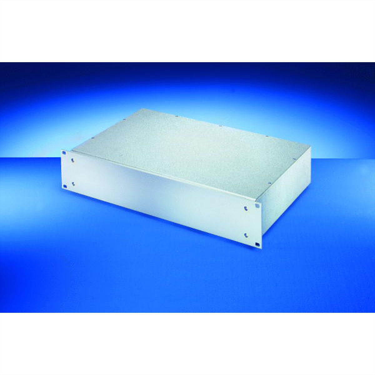 SCHROFF MultipacPRO 19" Chassis, Steel, AlZn, Plain Top and Base, 2 U, 280 mm