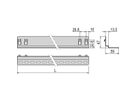 SCHROFF Eurorack Slide Rail, 25 kg, 900D, 1 pair