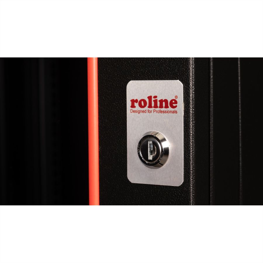 ROLINE 19-inch wall-mounted housing Pro 7 U, 600x600 WxD two-piece swivelling black