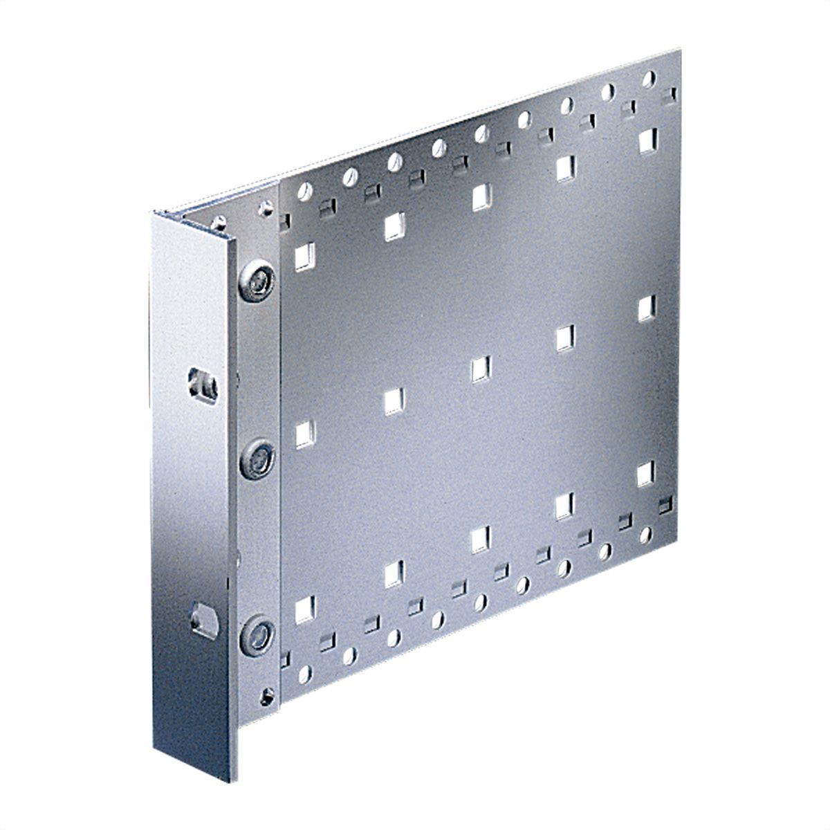 SCHROFF EuropacPRO zijwand voor textielafdichting, Type H, zwaar, handgreepgaten, 6 HE, 175 mm
