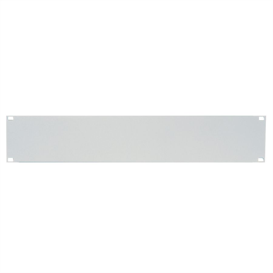 19"-Blindplatte 3 HE, Stahlblech, grau