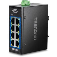 TRENDnet TEG-S3160 8-Port Industrial Gigabit DIN-Rail Mini Switch