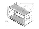 SCHROFF EuropacPRO 19" moduledrager voor rail, afgeschermd, EN 50155, CompactPCI, 6 HE, 84 PK, 235 mm
