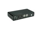 ROLINE KVM-audioswitch dual head HDMI 4K60, 1 gebruiker - 2 PC