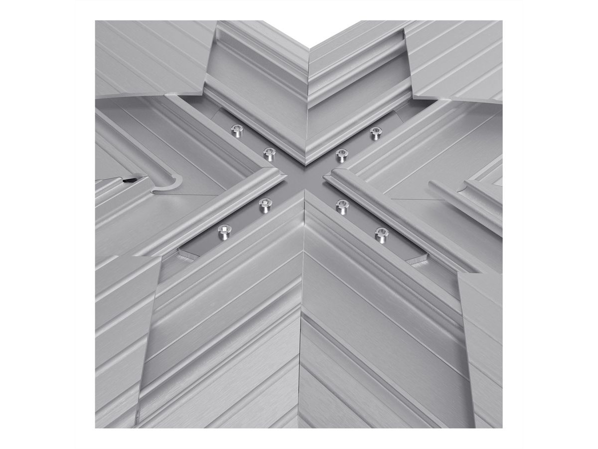 DATAFLEX Addit cable protector, cross-connection 472, silver