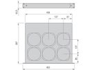 SCHROFF 19'' ventilatoreenheid, 1 U, toerentalregeling en bewaking, 6 ventilatoren, 230 VAC