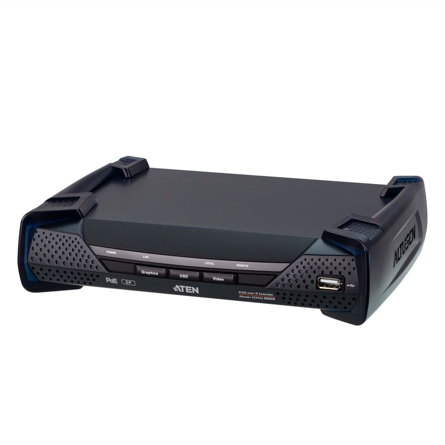 ATEN KE9952R 4K DP KVM over IP-extender met PoE ontvanger
