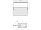 SCHROFF CompacPRO Tip-Up Handle, 2 U, 84 HP