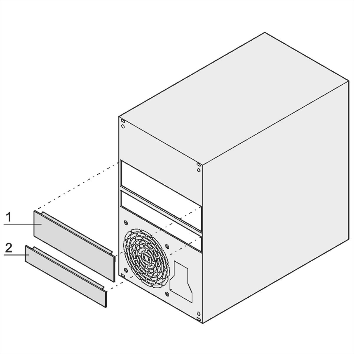 SCHROFF Drive Disc Cover for Slim Line Drive