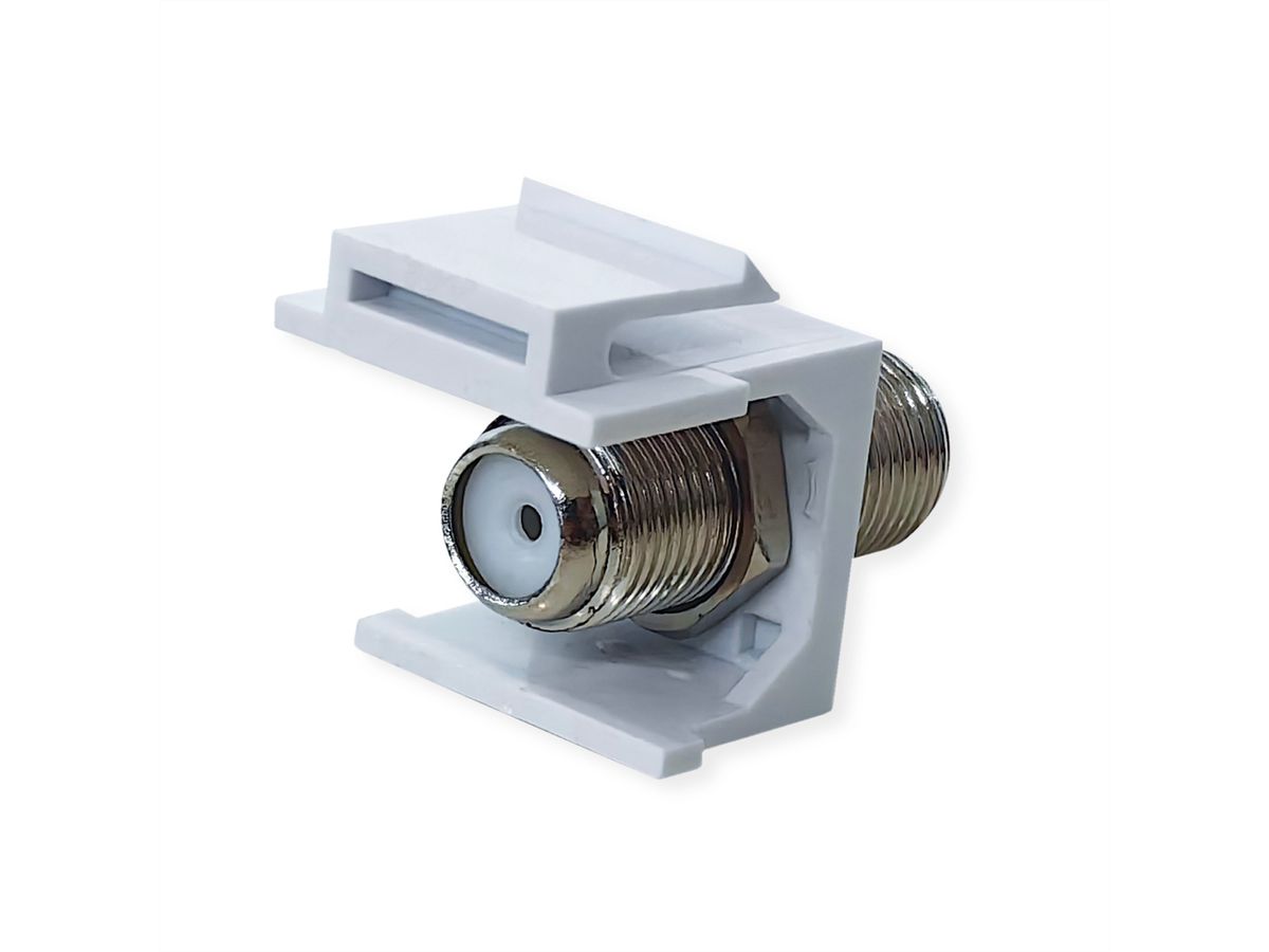 VALUE F-Type Keystone Coupler, Plastic