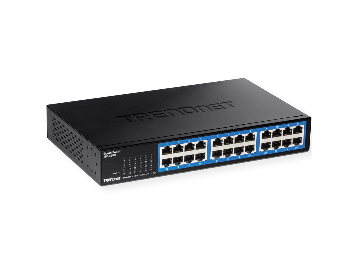 TRENDnet TEG-S25D 24-Poorts Desktop Gigabit Switch