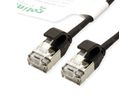 ROLINE GREEN U/FTP DataCenter Patch Cord Cat.6A (Class EA), LSOH, slim, black, 0.5 m