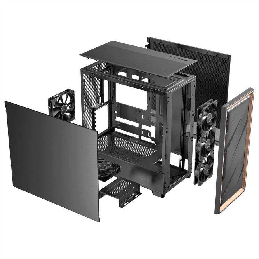 ANTEC Flux SE ATX Midi Tower PC case, black