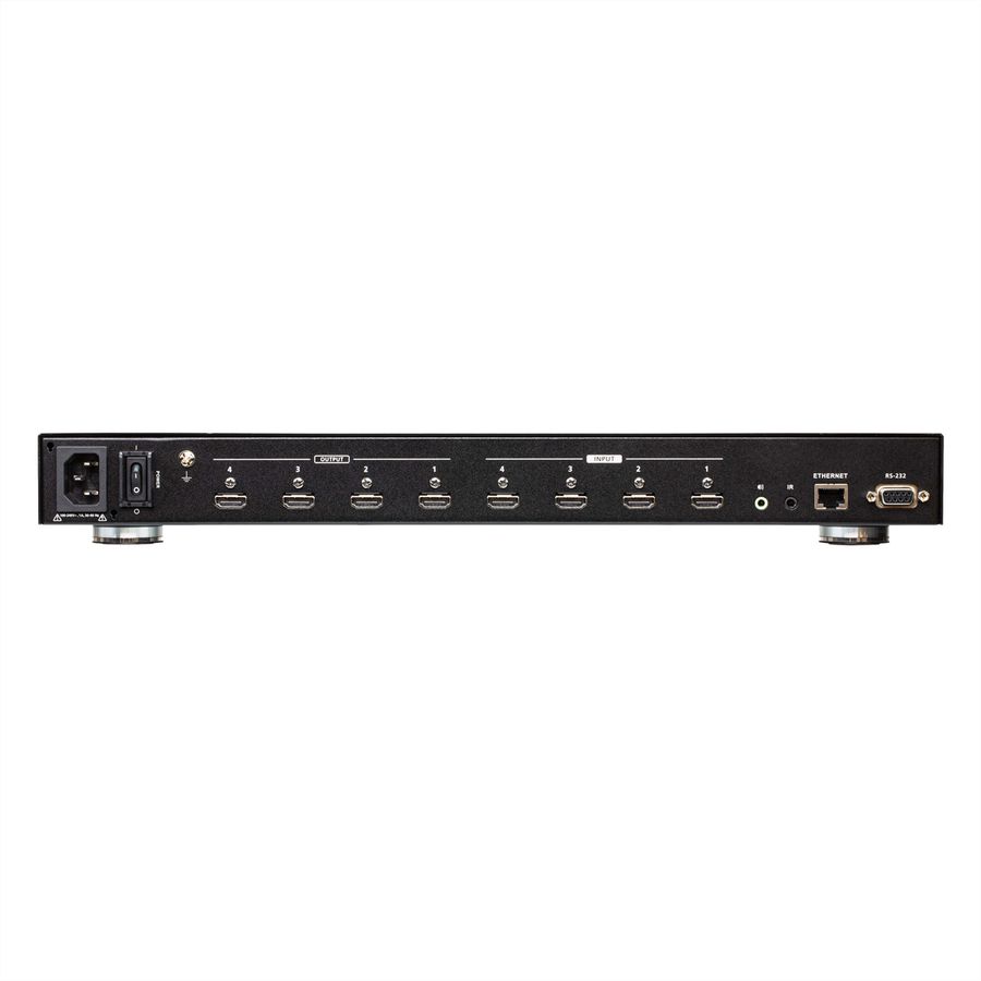 ATEN VM6404HB 4 x 4 True 4K HDMI Matrix Switch mit Scaler