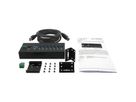 EXSYS EX-11247HMS 7 Port USB 3.2 Gen 1 HUB Din-Rail Kit und Wand VIA VL813 Chipset