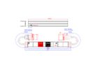 BACHMANN IT PDU Basic Inline SPD , 3ph 3x16A ÜSS 1m H05VV-F 5G2,5mm CEE 16A