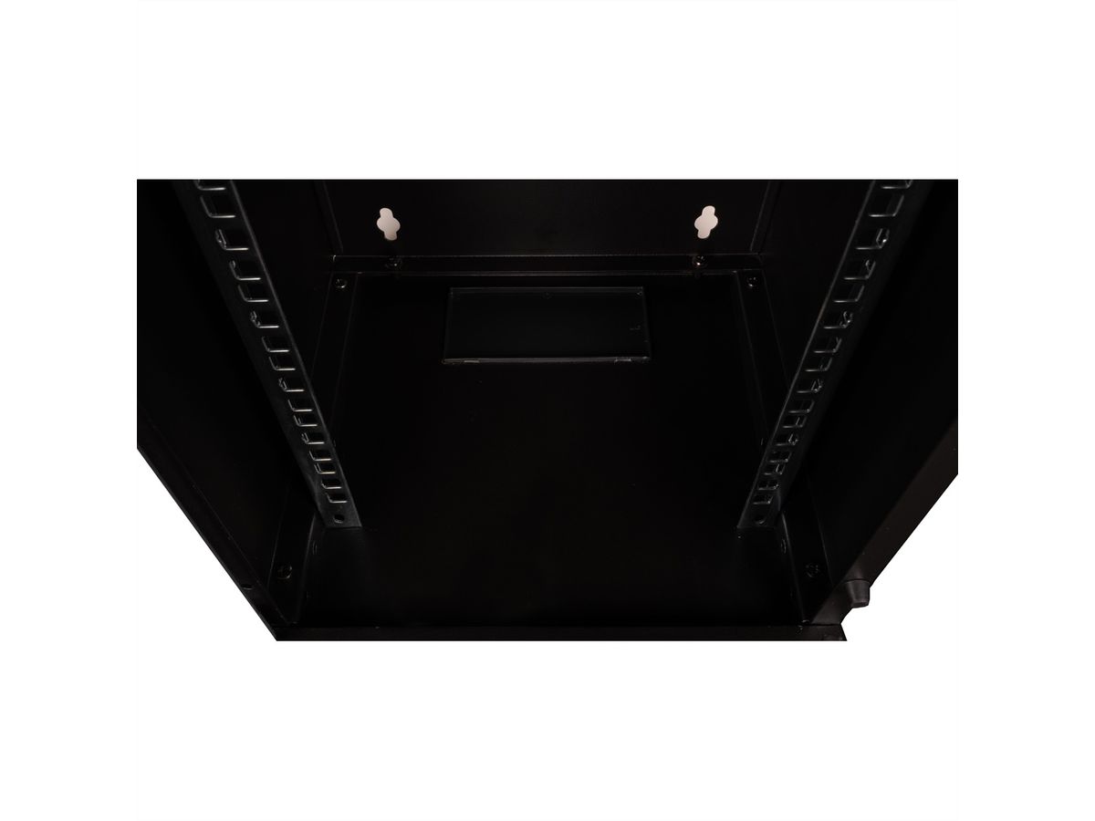 ROLINE 10-inch wandbehuizing 9 U, 312x300 BxD zwart