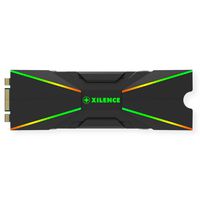 Xilence M2SSD.B.ARGB M.2 2280 SSD PCIe NVMe/SATA Cooler, 3PIN ARGB 5V, Passive